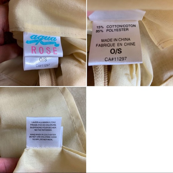 AQUA | Zip Top Straw Woven Beach Tote Bag - Picture 4 of 6